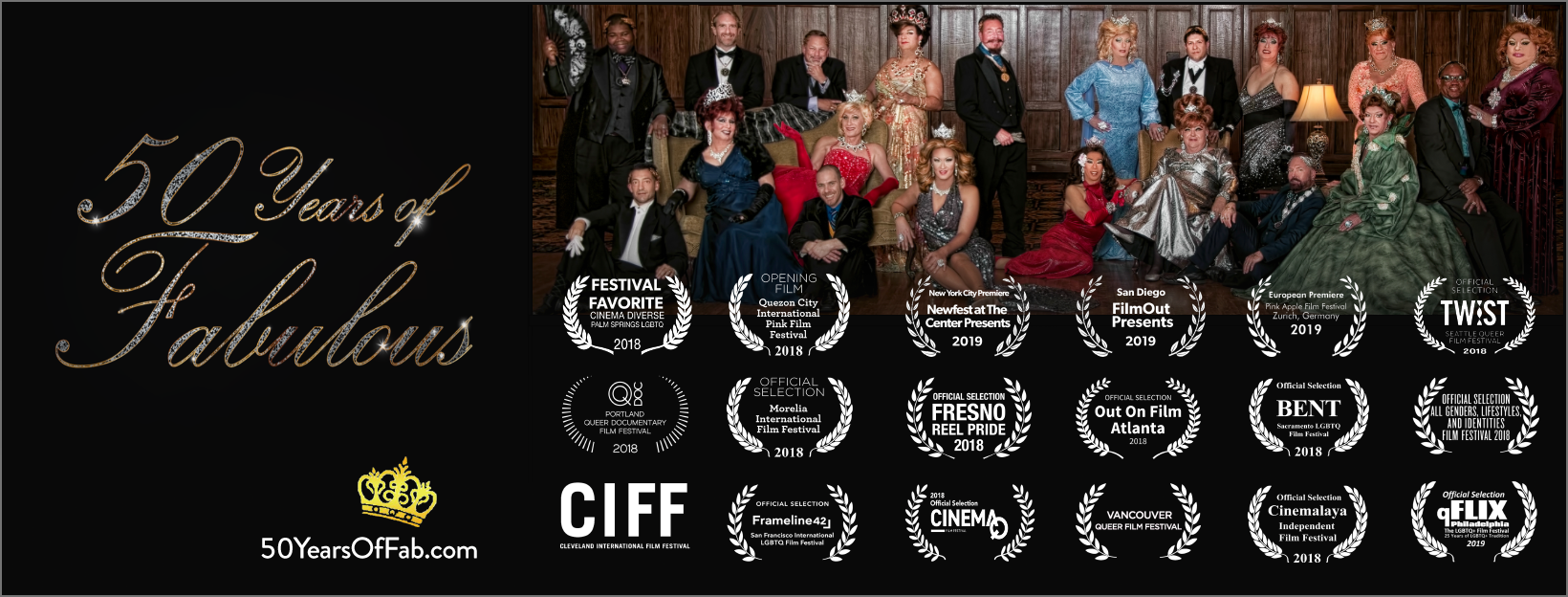 50 Years of Fabulous — festival laurels and accolades